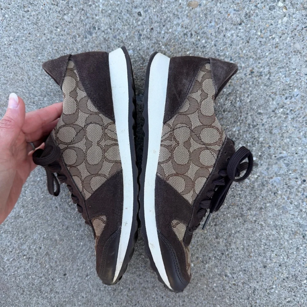 Coach Y2K Mason Signature Jacquard in Brown 38